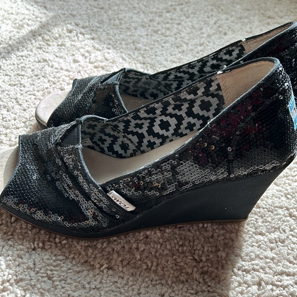 Sequin wedges - Picture 3 of 6